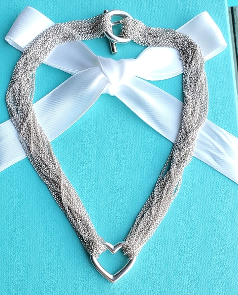 Retired multi strand toggle choker necklace - Picture 3 of 10